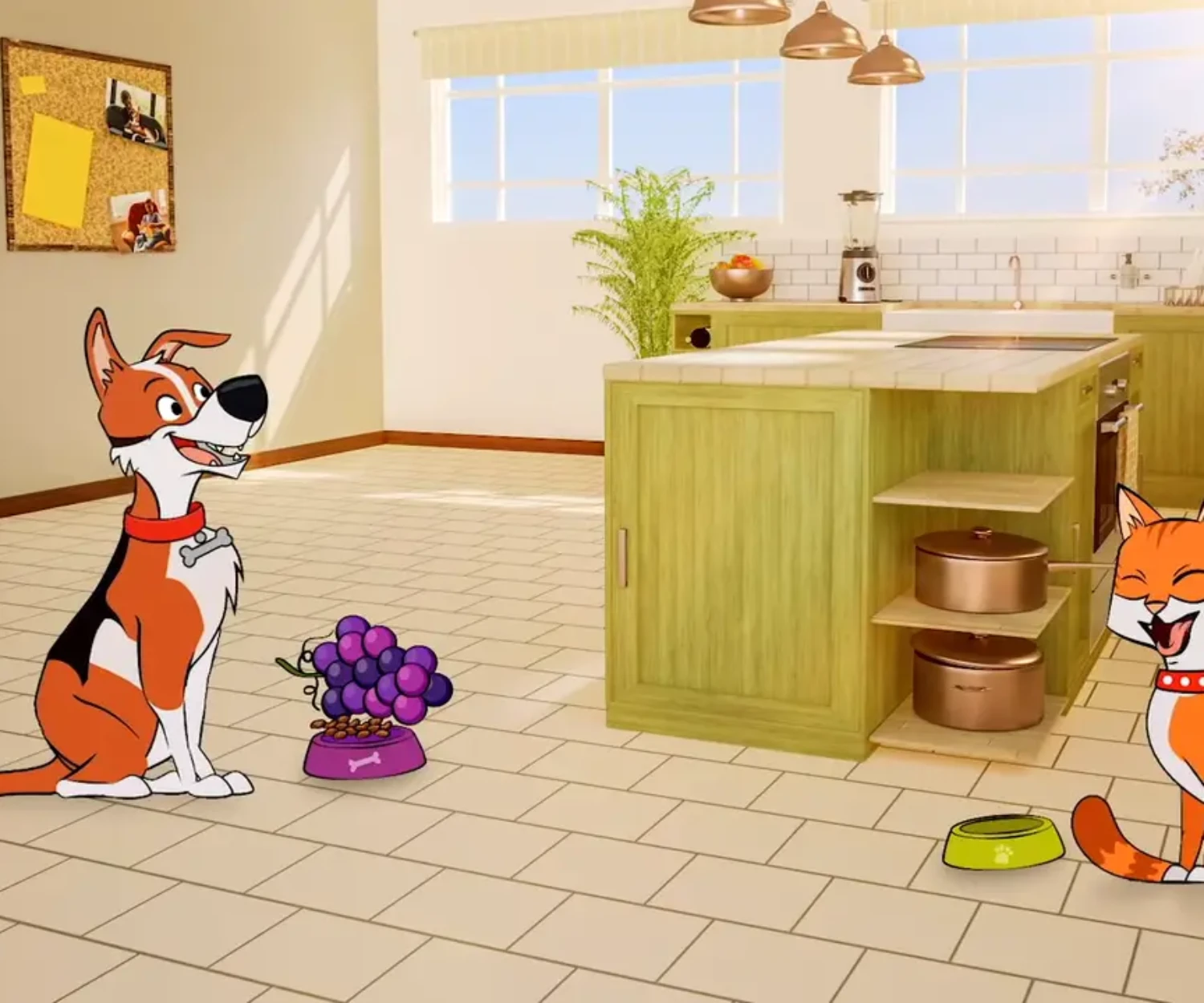 Cartoni animati didattici - Purina video lezione cibo