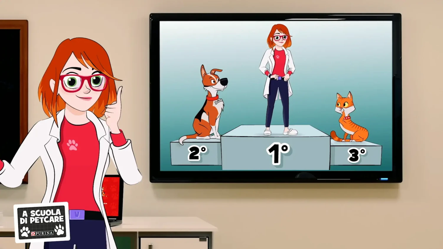 Cartoni animati didattici - Purina Video Lezione cinque sensi